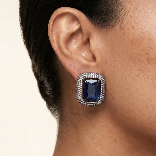 Glitz Studs - Blue