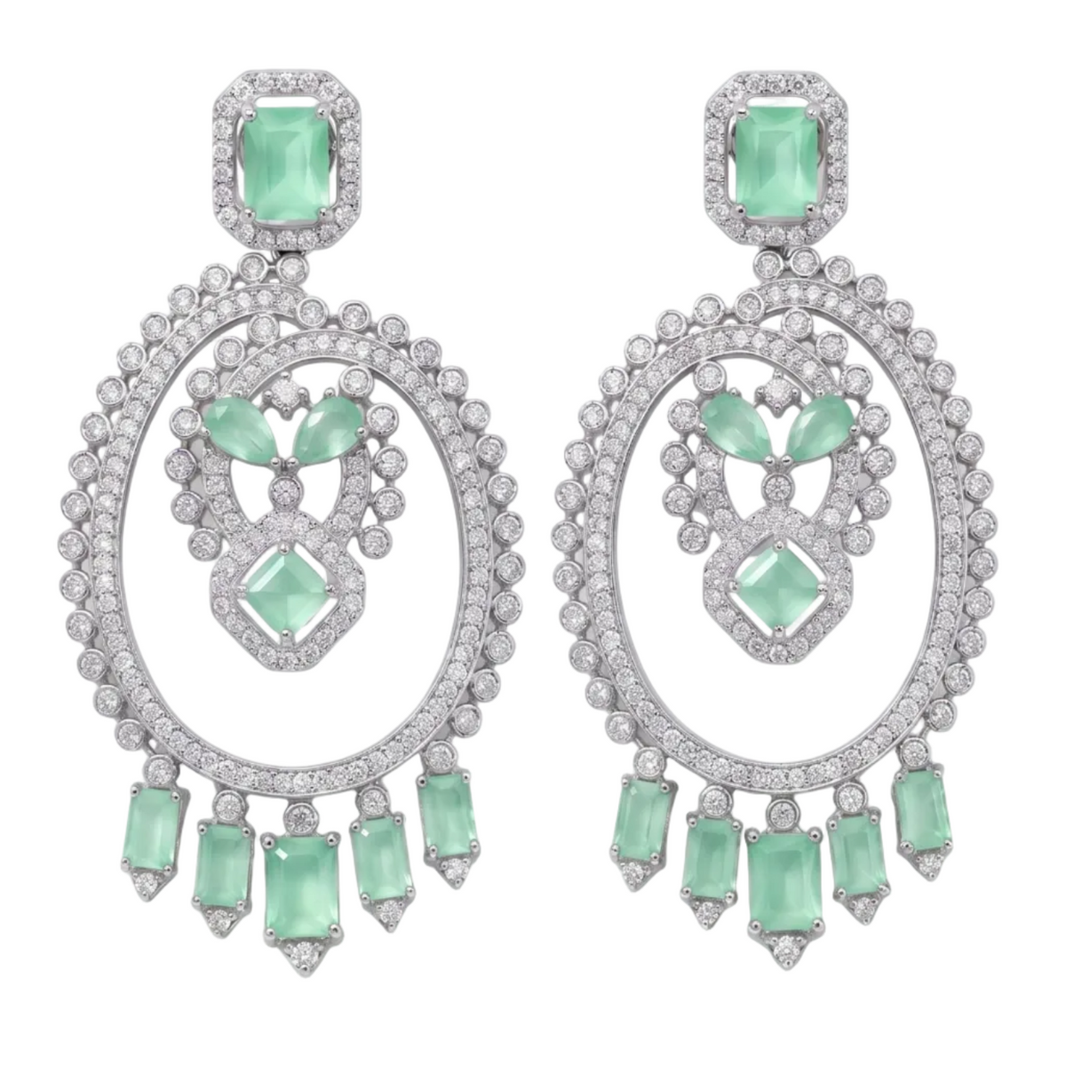 Meher Chandbalis - Mint Green