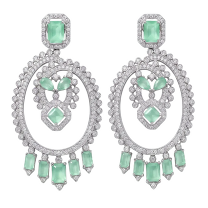 Meher Chandbalis - Mint Green