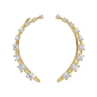Starlight Diamond Ear Cuff - Gold