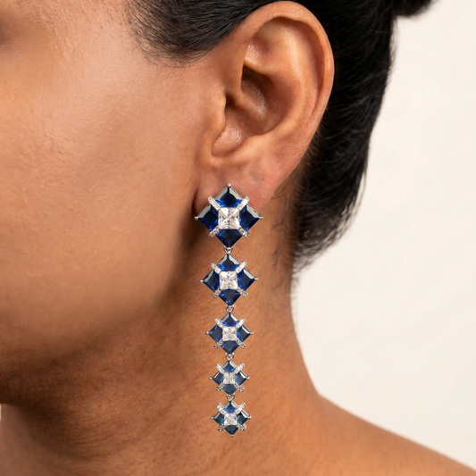 Lumi Earrings - Blue