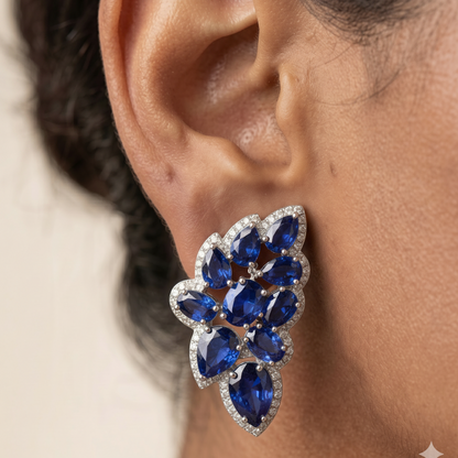 Vinea Earrings - Blue