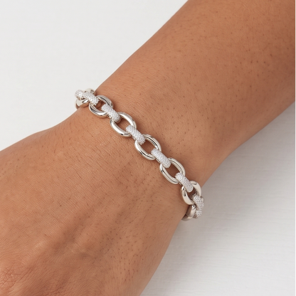Lumina Link Bracelet - Silver