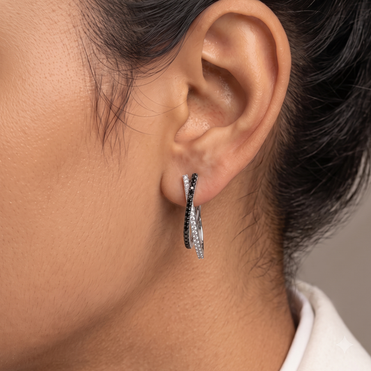 Nayra Hoops - Black