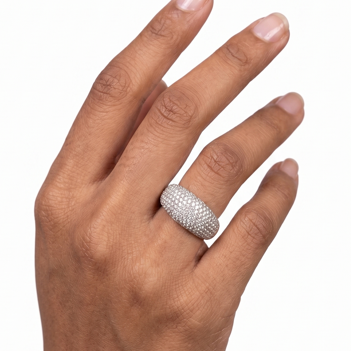 Diamond Band - Silver