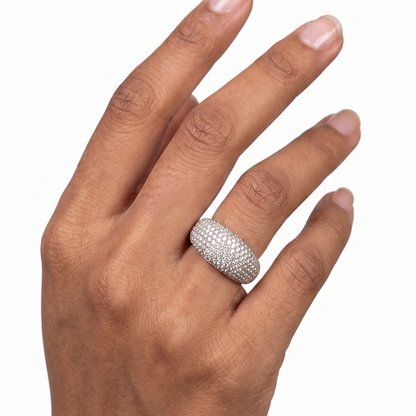 Diamond Band - Silver