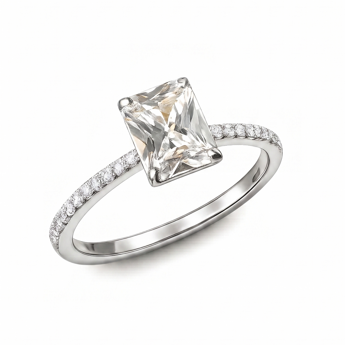 Shaina - 3-In-1 Ring Cocktail Ring - Silver - 3.25 CT