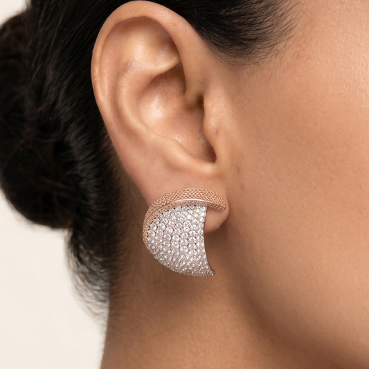 Dreamleaf Earrings - Rose gold