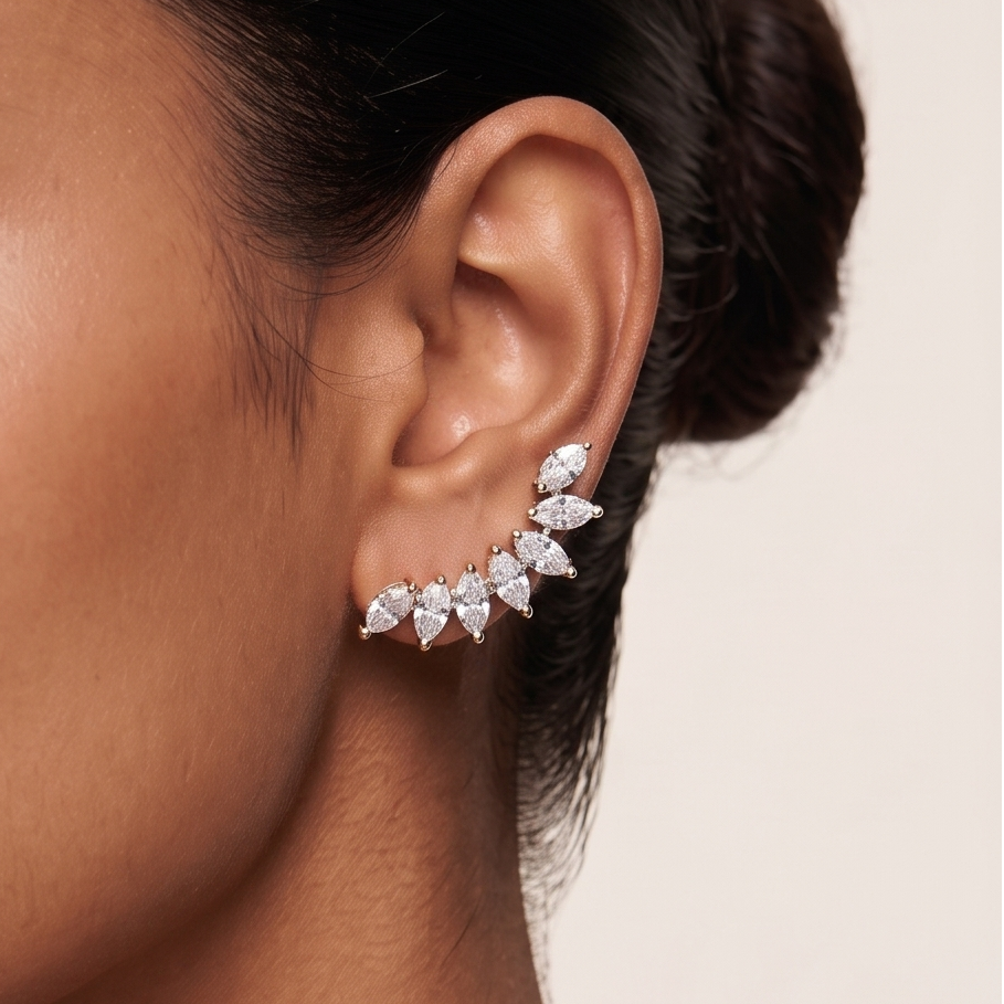 Flora Earcuff - Silver