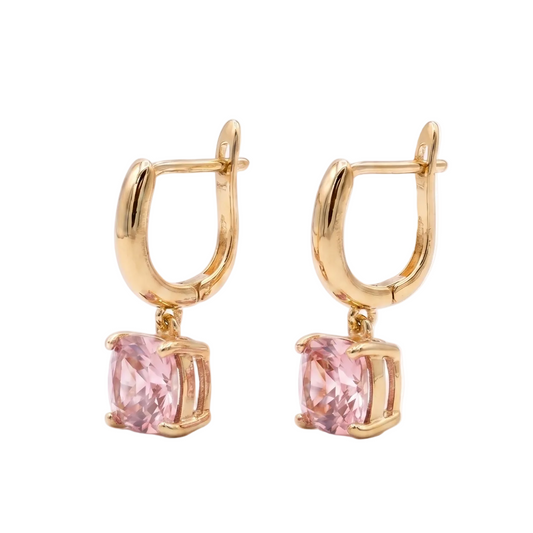 Zaira Bali Hoops - Pink