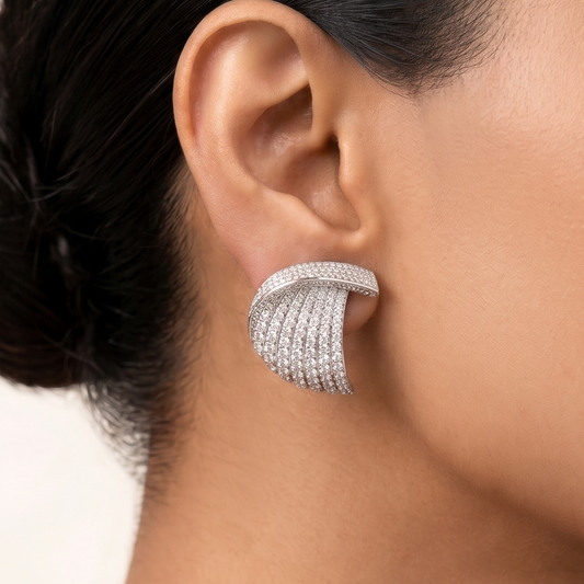 Dreamleaf Earrings - Silver