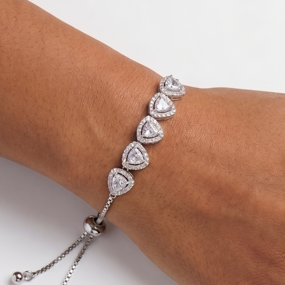 Advita Diamond Bracelet - Silver
