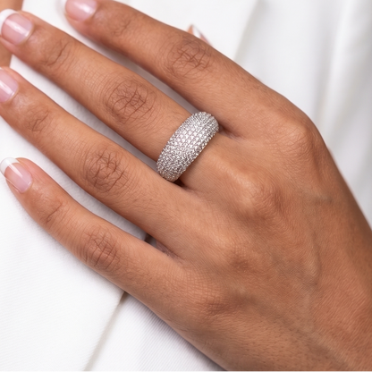 Diamond Band - Silver