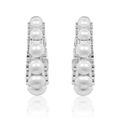 Silver Noora Hoops