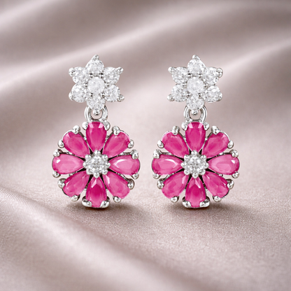 Ira Earrings - Pink