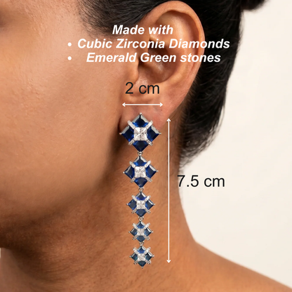 Lumi Earrings - Blue