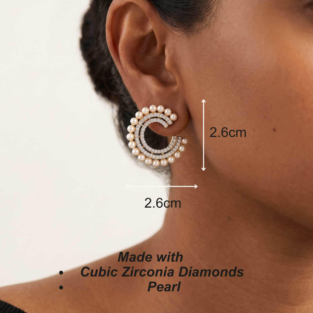 Muna Earrings - Gold