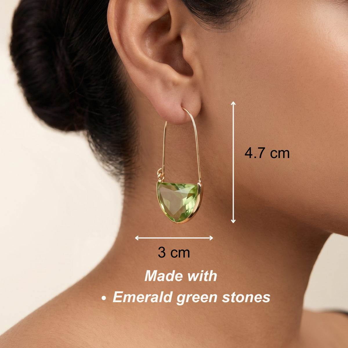 Green Hoops - Gold