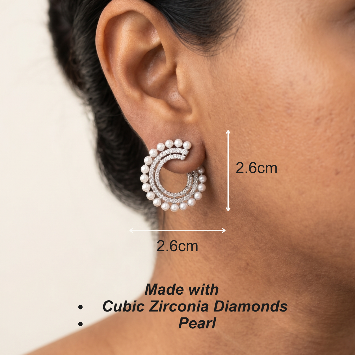 Muna Earrings - Silver