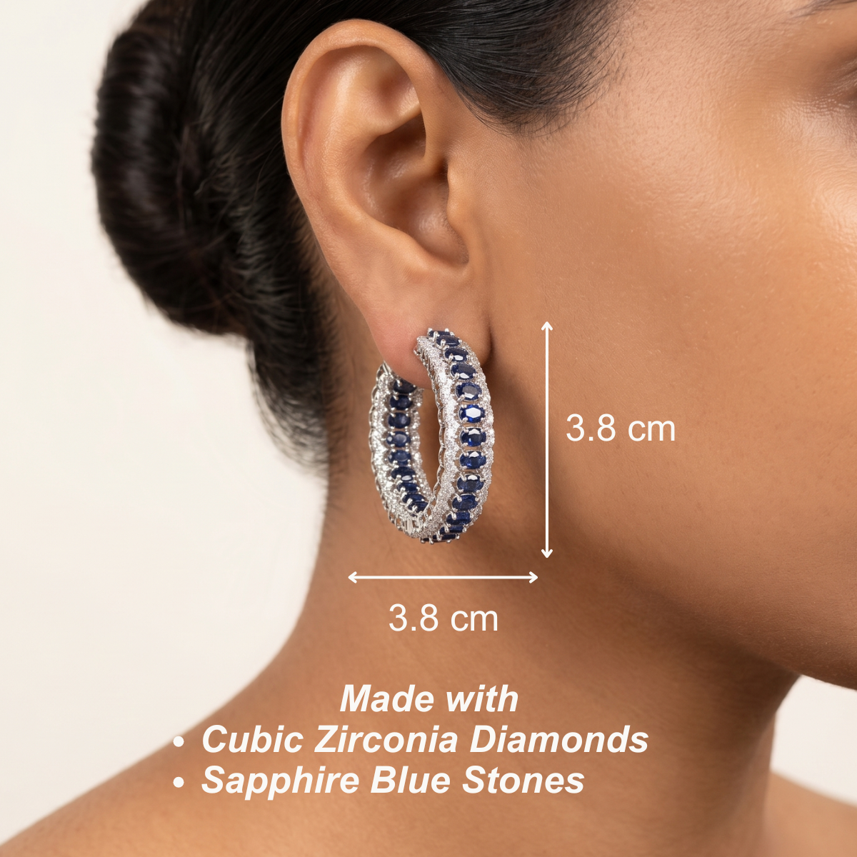 Royal Arc Hoops - Blue
