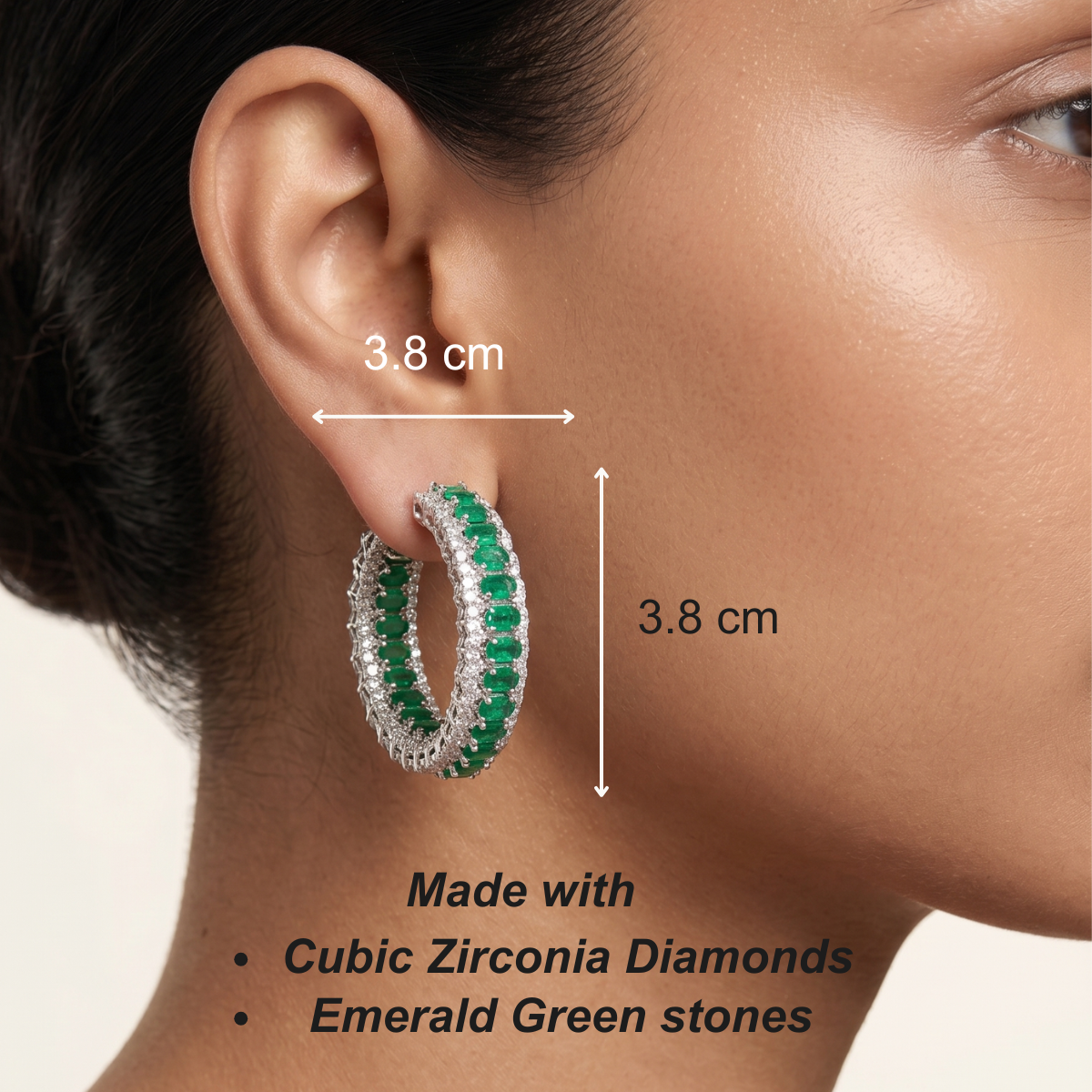 Royal Arc Hoops - Green