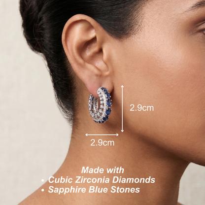 Noorika Hoops - Blue