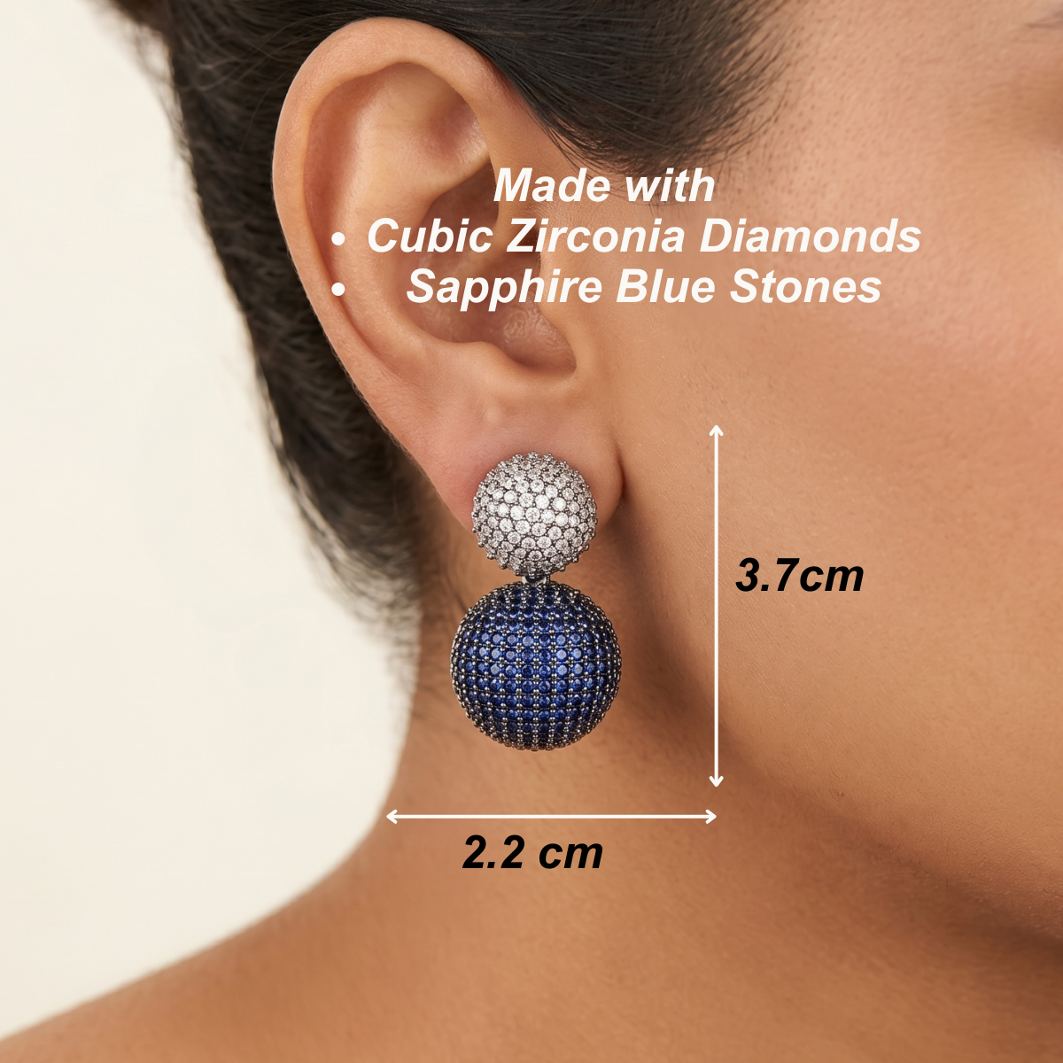 Lucent Earrings - Blue