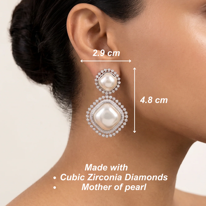 Subtle Stone Drop - White