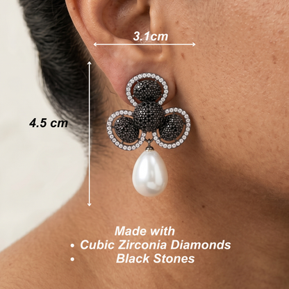 Aara Earrings - Black