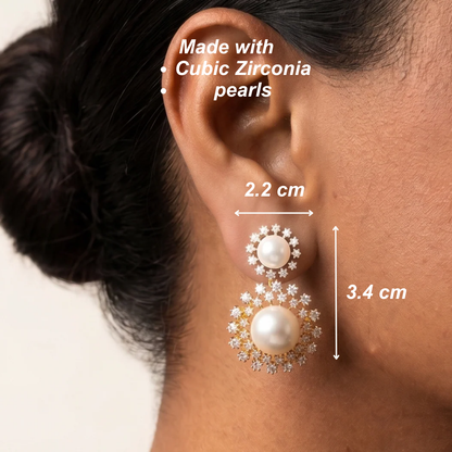 Galaxy Dust Earrings - Gold