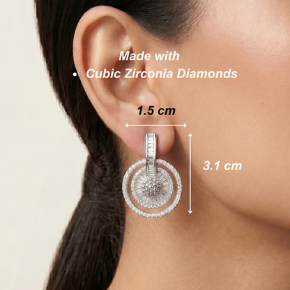 Reem Earrings - Silver