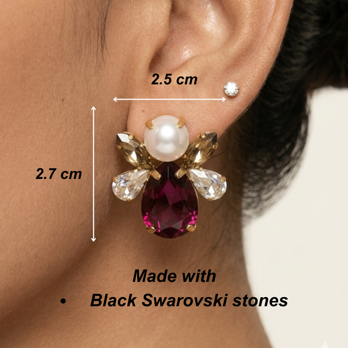 Angel Swarovski Earrings