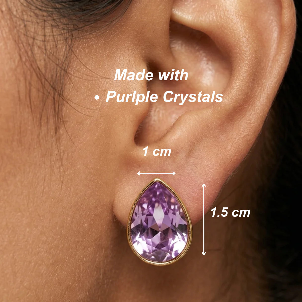 Aurelia Teardrops - Purple