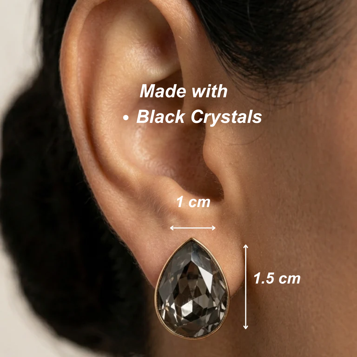 Aurelia Teardrops - Black