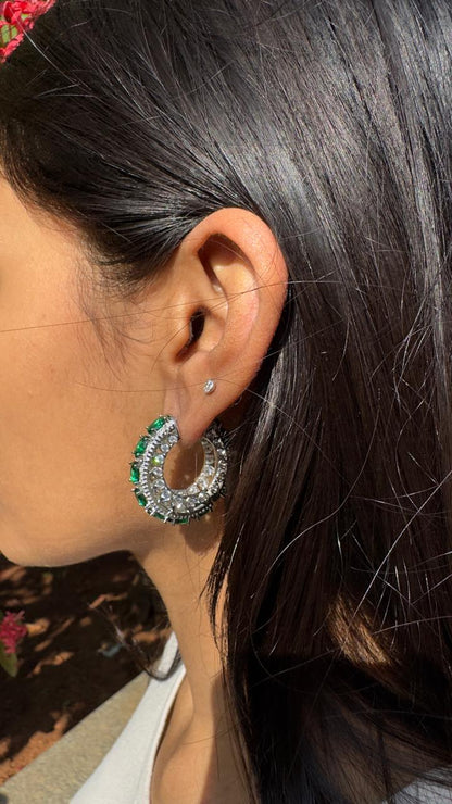 Noorika Hoops - Green