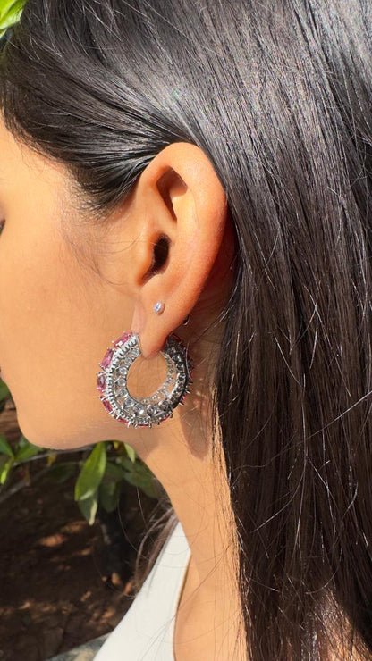 Noorika Hoops - Ruby Red